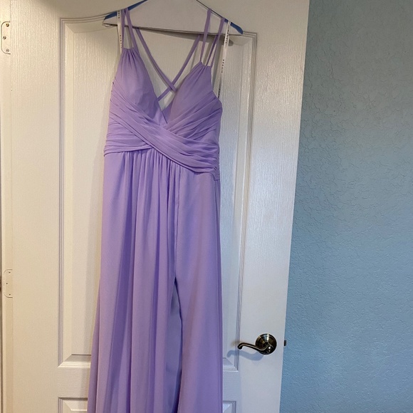 Azazie Farren Size 8 Lilac Bridesmaid Dress - Picture 1 of 5